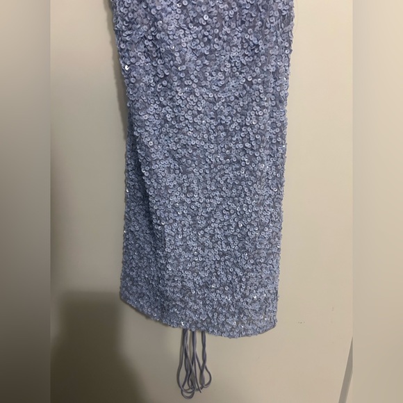 Primavera Couture Open Tie Back Sequin Mini Dress - Picture 7 of 11